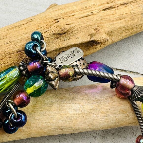 Vintage Tresca Beaded Wrap Bracelet Bohemian - Picture 2 of 6